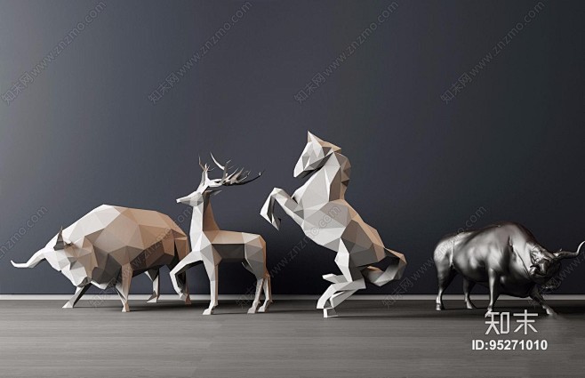 袁志勇从蛋奶星星90转采于2020-05-19 19:17:13现代几何面动物摆件