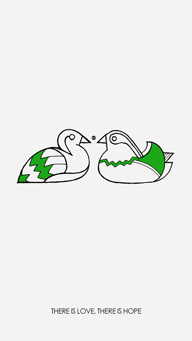 #壁纸# #治愈系# #插画# #平面设...