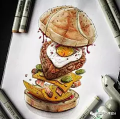 I&amp;B手绘丨同样是用马克笔画手绘,差距咋就那么大呐（二）