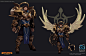 Ulric, The Unwavering Light, Sofia Hansson : Im really proud to say that I got to work with my first playable hero for Battlerite <br/>I made the sculpt, 3D model, and the texture!<br/>.<br/>I would also like to give credit to the whole 