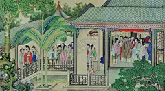 红楼梦  贾府嫔妃 【酷图网】红楼梦,石头记,大观园,贾府,红楼梦插画,红楼梦插图,红楼梦场景,红楼梦生活,红楼梦人物,孙温,仕女图,曹雪芹宫廷画,宫廷,后宫,后宫生活,后宫场景,宫廷生活,后宫画,清代后宫,贤后,嫔妃,嫔妃生活,嫔妃日常,国画,中国画,清朝生活,清代宫廷画,庭院画,清朝场景,清代庭院,清代生活,清朝建筑