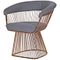 Spoke Edgings Armchair: 