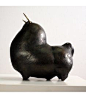 Escultura Toro Orgulloso en bronce oscuro