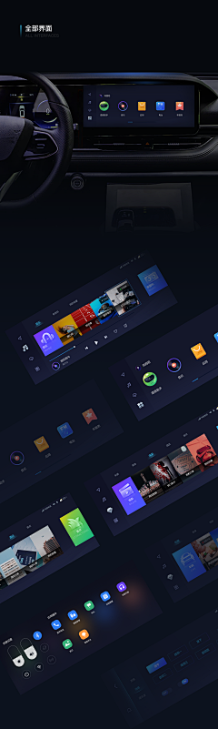 尼画设计采集到UI-车载系统