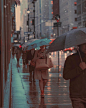 雨中的纽约 | 摄影师Zahava