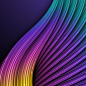 Abstract Waves Color Background