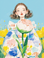 DIOR GIRL 花 与 女 孩 - 小红书