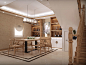 简约中式风格餐厅酒柜设计装修效果图片#餐桌椅子#