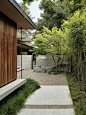 现代简洁+日式风庭院