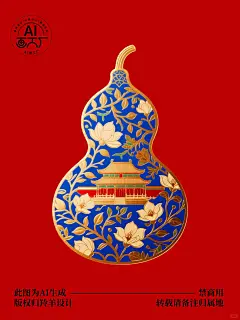 【AIGC】这只 “国潮葫芦” 把故宫装进去了_6_羚羊设计_来自小红书网页版