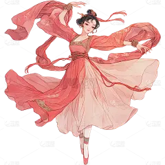 人物系列古风工笔画人物美人