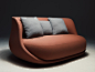 Fabric or leather sofa LIAISON