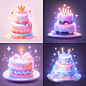 danrenxing_An_icon_design_3D_gift_icon_cake_dazzling_light_spar_de50e9b3-1646-4ec1-8257-f9d9eb14019a