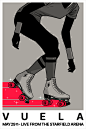 Gianmarco Magnani Illustration - Roller Skates Girl Poster