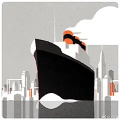 #插画# 极简主义扁平风插画 ​​​​
