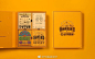 韩国Everland蜂蜜与蜜糖包装设计，蜂蜜砂糖的礼盒装看上去像书籍包装一样。橙色的大胆设计，保有了较强的视觉冲击力。 ​​​​