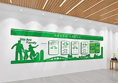 建绿色家园创美好生活文化墙