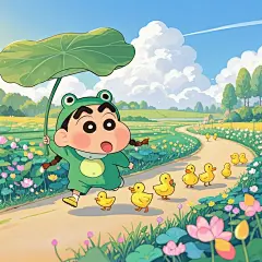 你的青蛙王子上线啦 _ 蜡笔小新可爱头像_2_可可爱爱～_来自小红书网页版