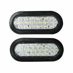 12V 2 件装 6 英寸 24 LED 椭圆形尾灯拖车卡车倒车尾灯带索环汽车配件 - AliExpress 34