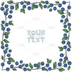 边框,蓝莓,方形画幅,浆果,国境线,森林,贺卡,自然界的状态,食品