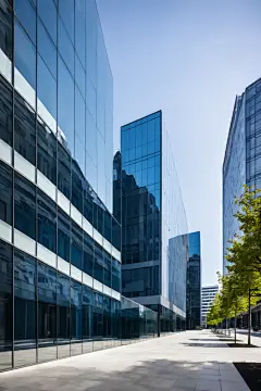 建筑城市办公大楼摄影图图片