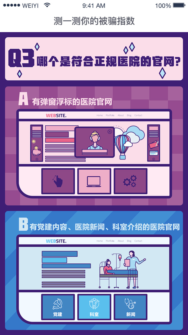 微医 UED 活动 H5 长图 自测