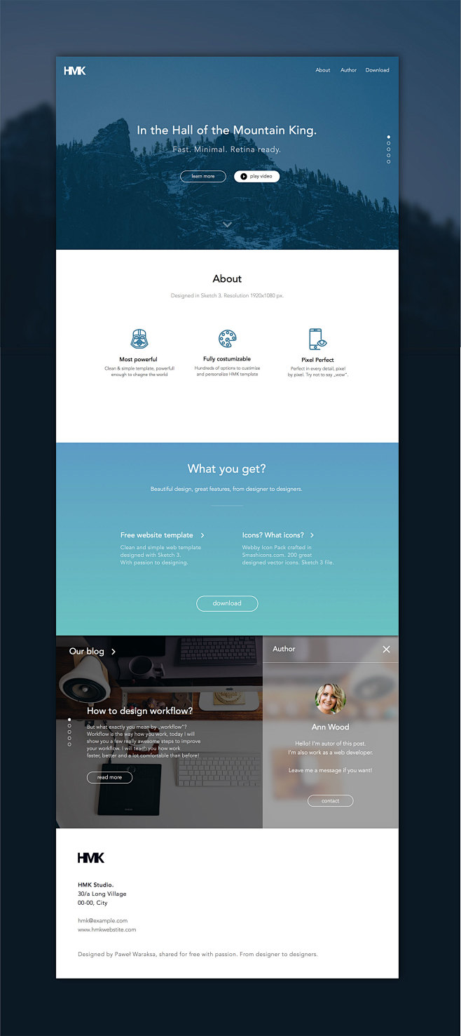 HMK Template - 网页 - ...