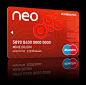 NEO银行卡平面广告设计#采集大赛#