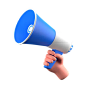 Megaphone 3D Icon