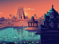 Culture Trip - Chennai : Privileged to collaborate with  culture trip in creating this illustration about Chennai, India. The idea was to go with Mylapore and the view surrounding the kapaleeswarar complex as the central t...