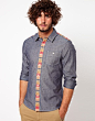 时尚休闲衬衫 ASOS Chambray Shir