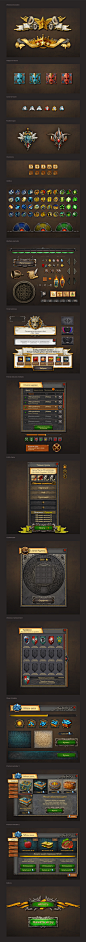 Interface design for game Mirohod.ru on Behance