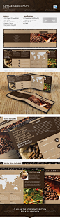 A4 Trading Companies Bifold - Brochures Print Templates