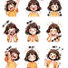 【萌翻天！小女孩表情包来袭】