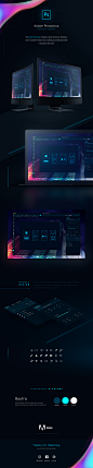 Adobe Photoshop Redesign Concept : The Adobe Photoshop redesign concept focuses on bringing a sense of greater freedom and creativity to professionals while it empowers their skills.