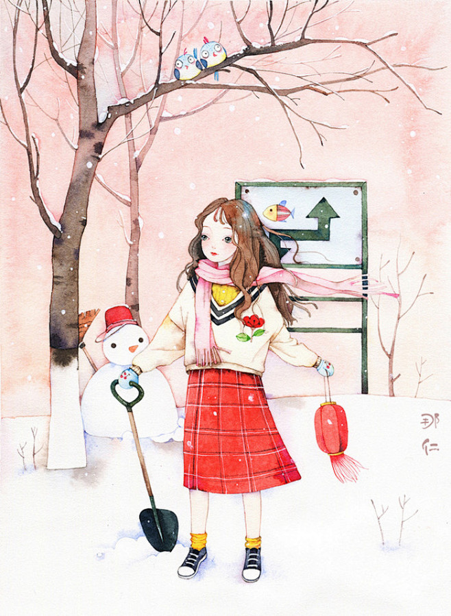 水彩画