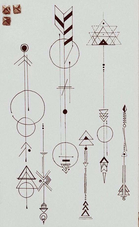 Ink art arrows inspi...