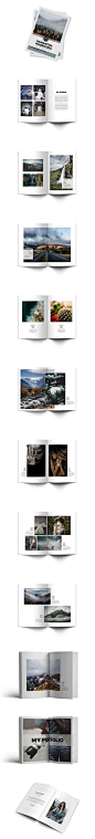 适合摄影展示的画册设计模板（For Indesign） 