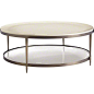 Living Room; Baker Furniture : Oberon Cocktail Table - 3651 : Tables : Barbara Barry : Browse Products
