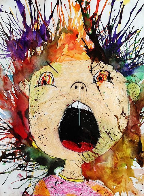 Amazing kid art- I L...