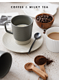 北欧简约陶瓷咖啡杯碟子马克杯手工创意咖啡具水杯奶杯子粗陶茶具-淘宝网