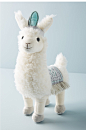 Anthropologie 可爱羊驼造型儿童玩具 美国进口创意礼品毛绒玩偶 