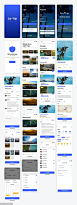 Le-Trip 旅行规划app ui .xd .fig .sketch素材下载
