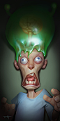 ArtStation - Brain-eating slime, Tooth Wu