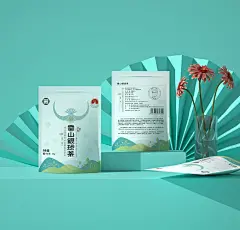 雷山银球茶牛皮纸袋自立袋密封袋包装设计