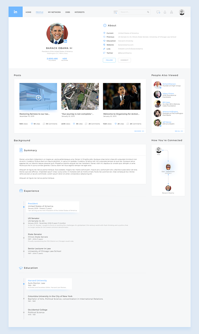 Linkedin Redesign Co...