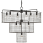 Currey and Company Hobhouse Satin Black Chandelier