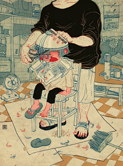 造物主a采集到插画
