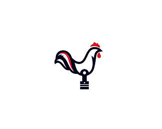 #logo设计# 以鸡为元素设计的创意l...
