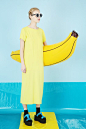 Long T-Shirt Dress Neon http://www.thewhitepepper.com/collections/dresses/products/long-t-shirt-dress-neon  T-strap Flatform Sandal COMING SOON!: 